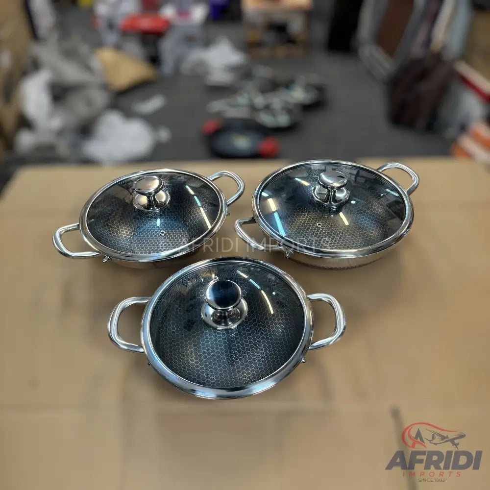 10, 11 & 12 HoneyComb Karahi - New Lot