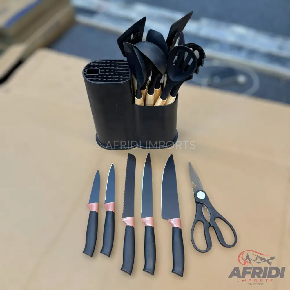 18-Pieces Utencils & Knives Set