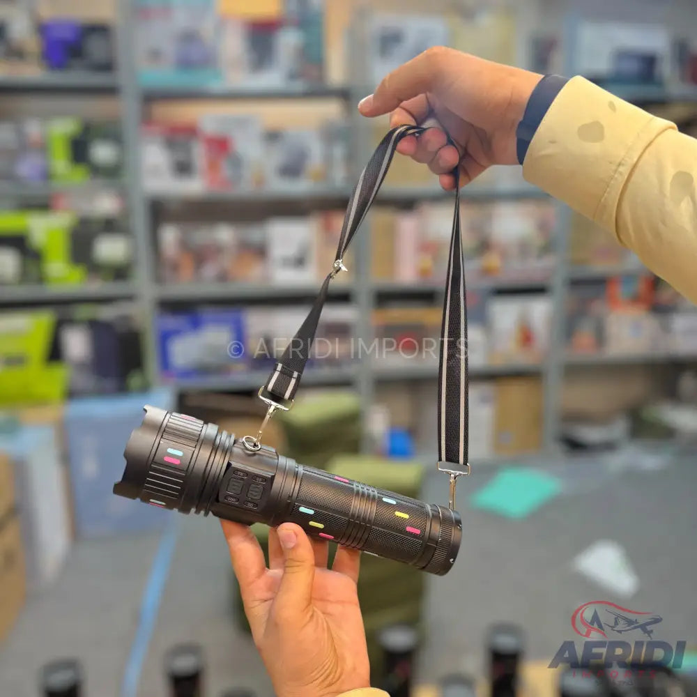 2KM Powerful Zooming Flashlight - UK Lot