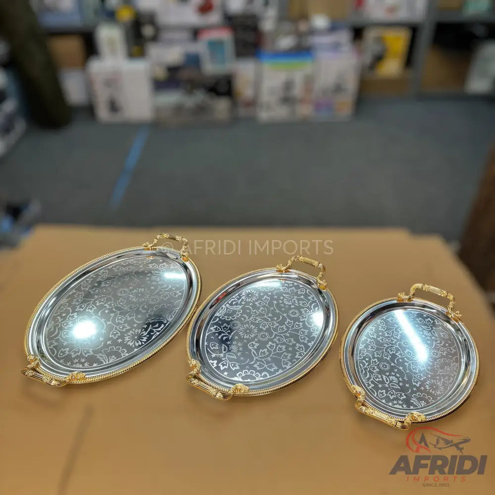 3 Piece Luxury Serving Trays