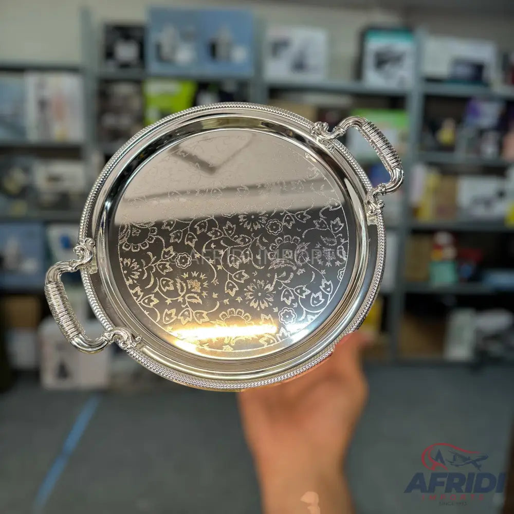 3 Piece Round Luxury Serving Trays