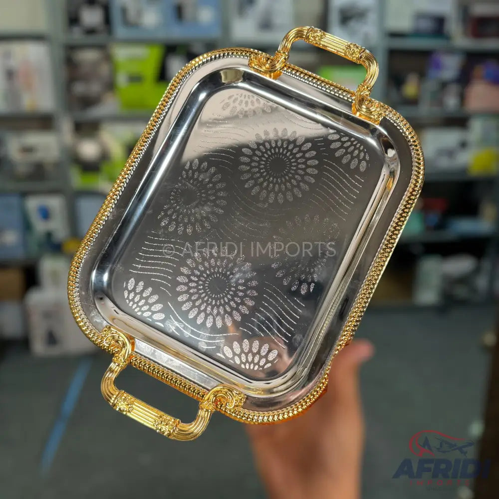 3 Piece Square Luxury Serving Trays