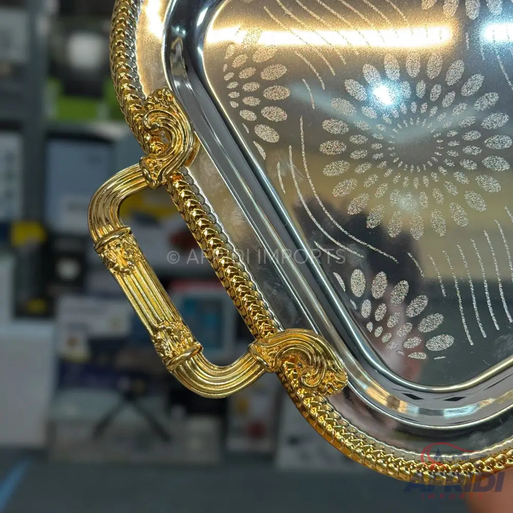 3 Piece Square Luxury Serving Trays