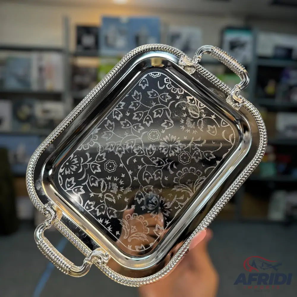 3 Piece Square Luxury Serving Trays