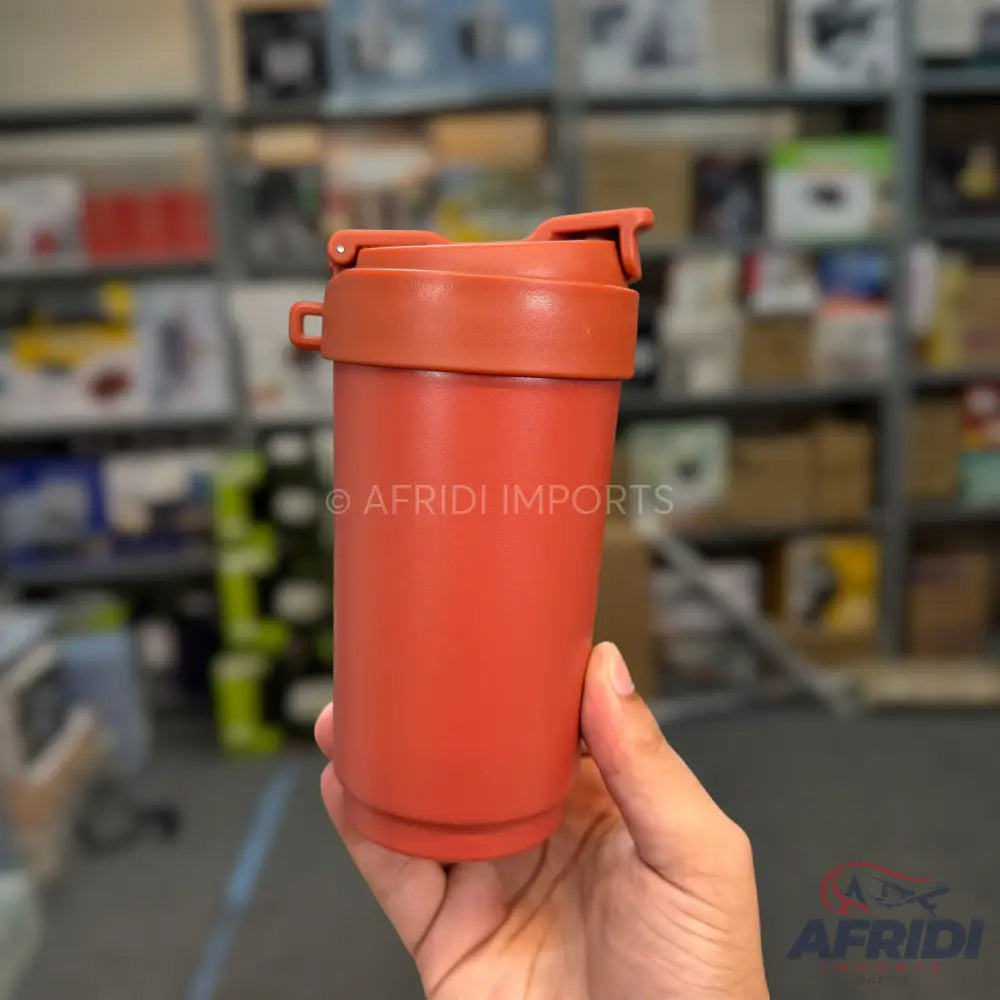 450ml White Red & Blue Tumbler