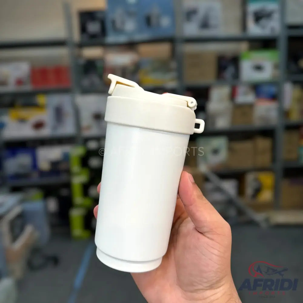 450ml White Red & Blue Tumbler