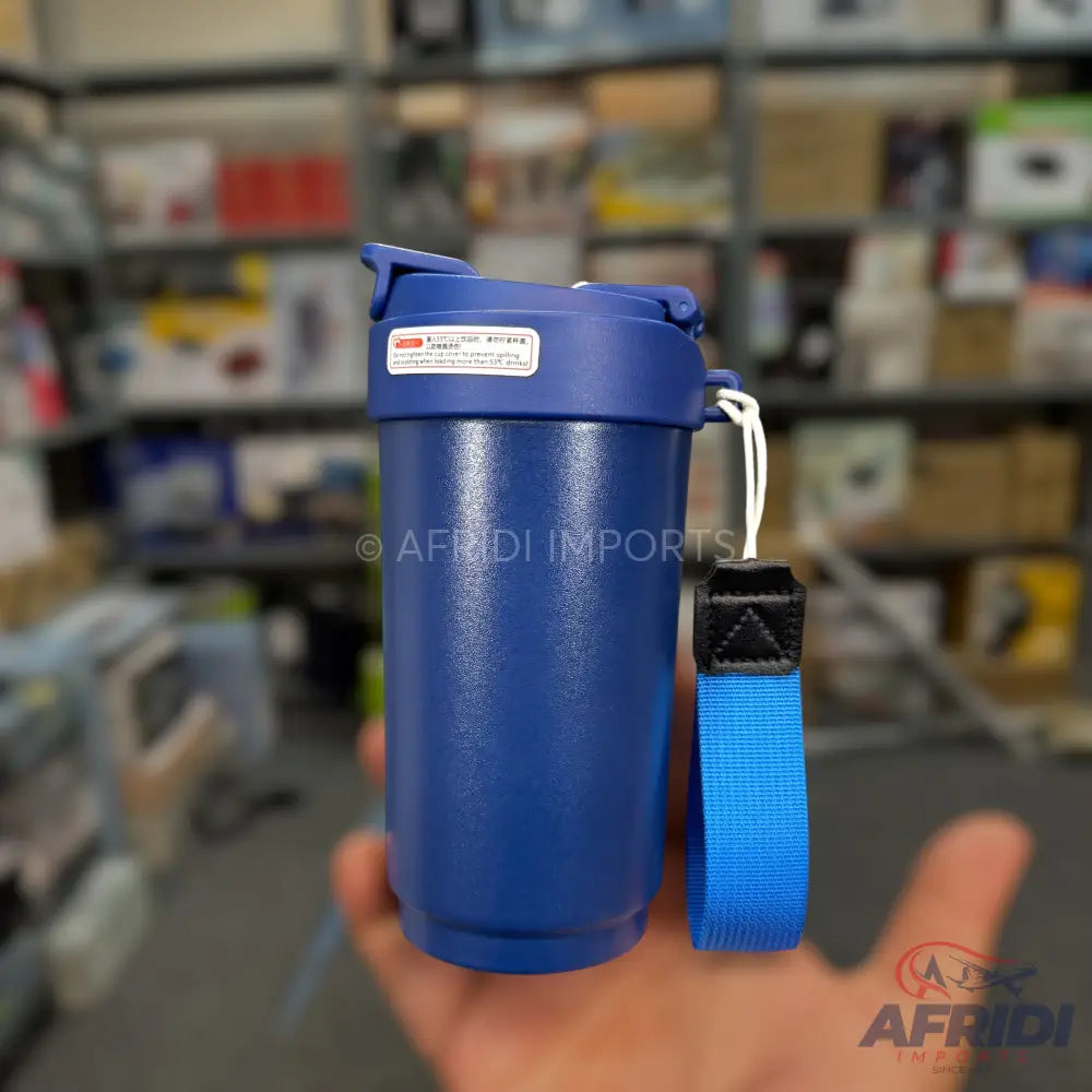 450ml White Red & Blue Tumbler