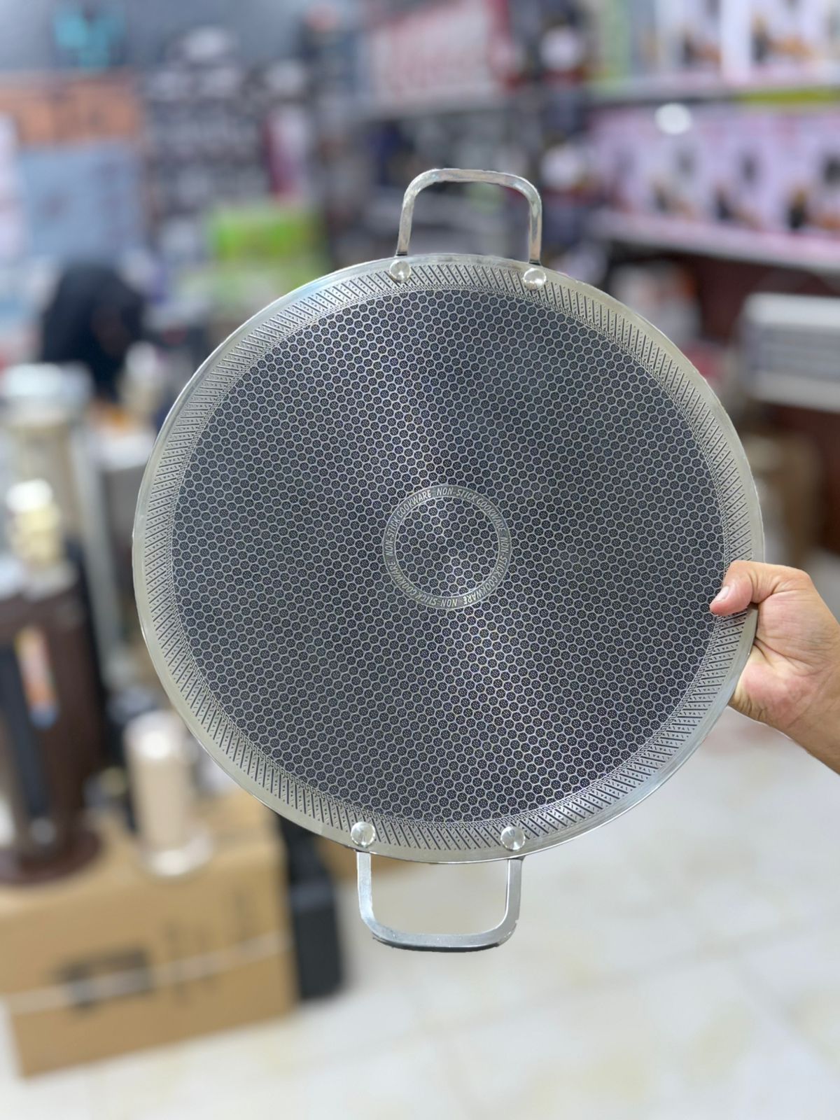 40 Cm Honeycomb Laser Crafted Tawa