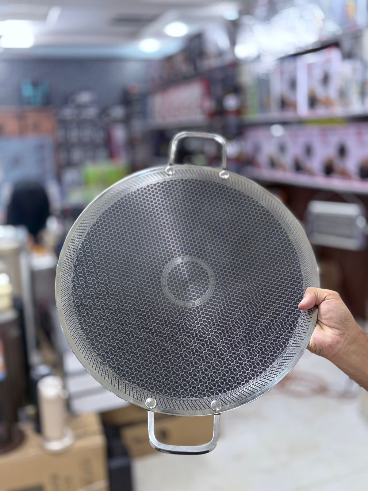 40 Cm Honeycomb Laser Crafted Tawa