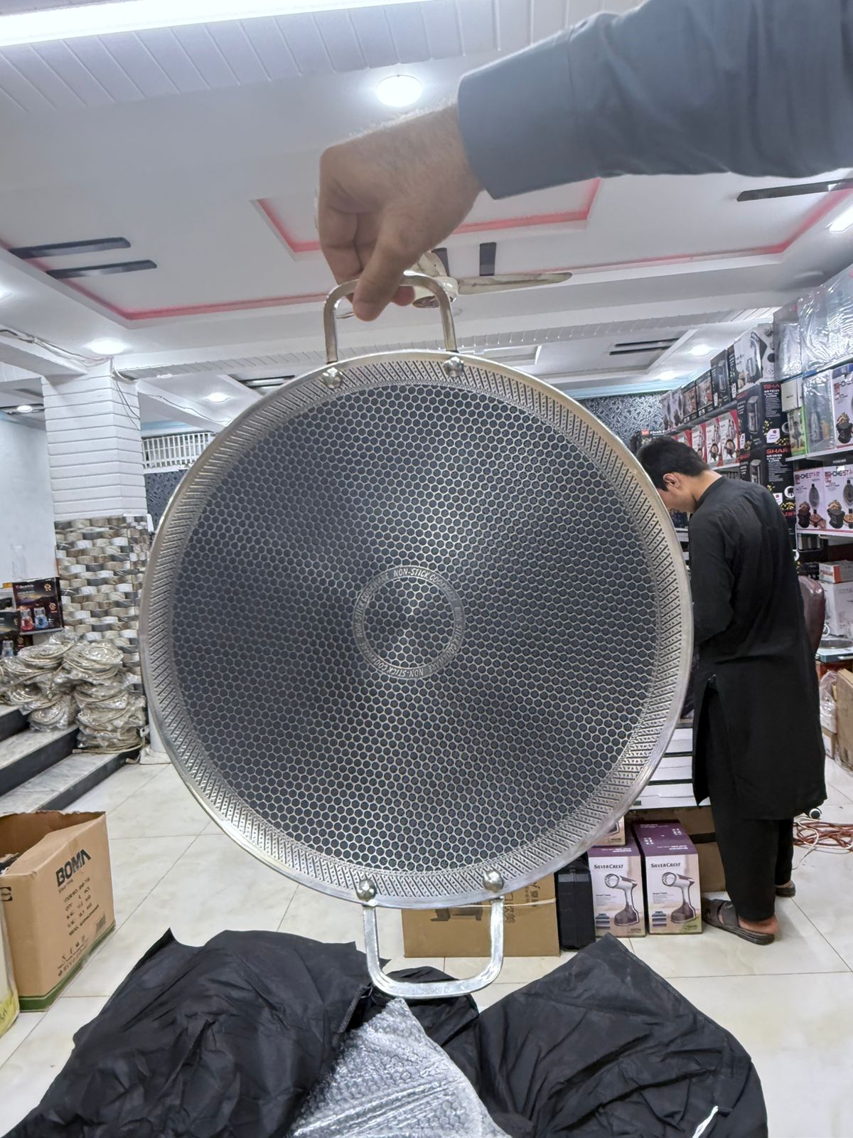 40 Cm Honeycomb Laser Crafted Tawa