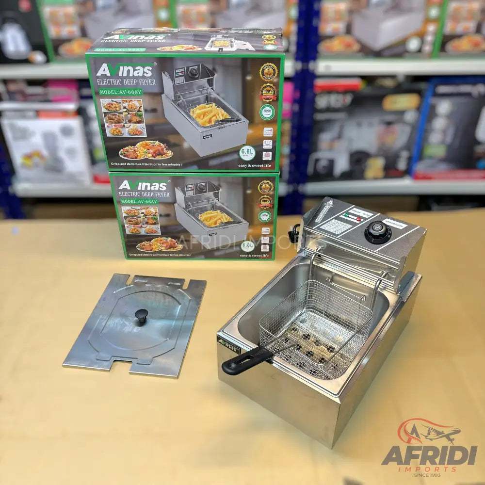 Avinas 6.8L Electric Deep Fryer - Lot Imported