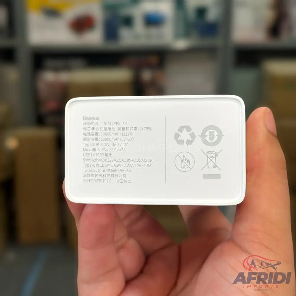 Baseus 22.5W 30,000mAH Power Bank