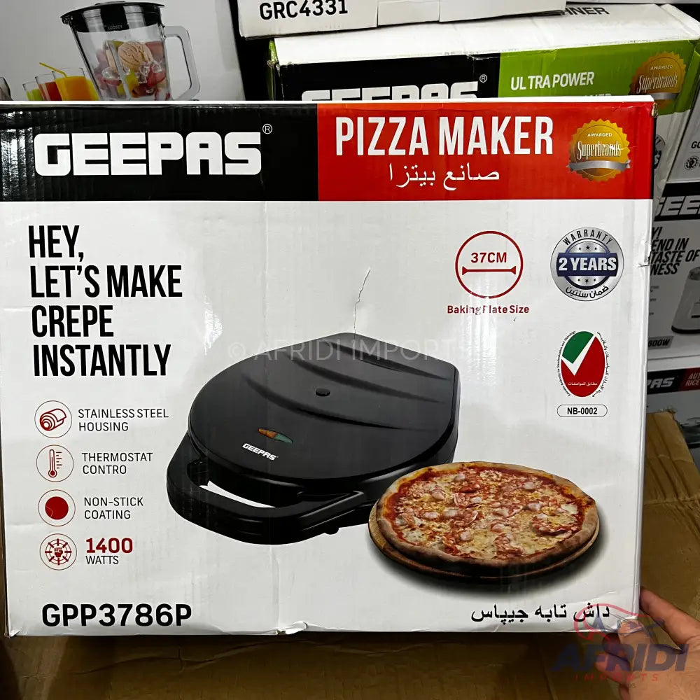 Geepas 37Cm Pizza Maker GPP3786P
