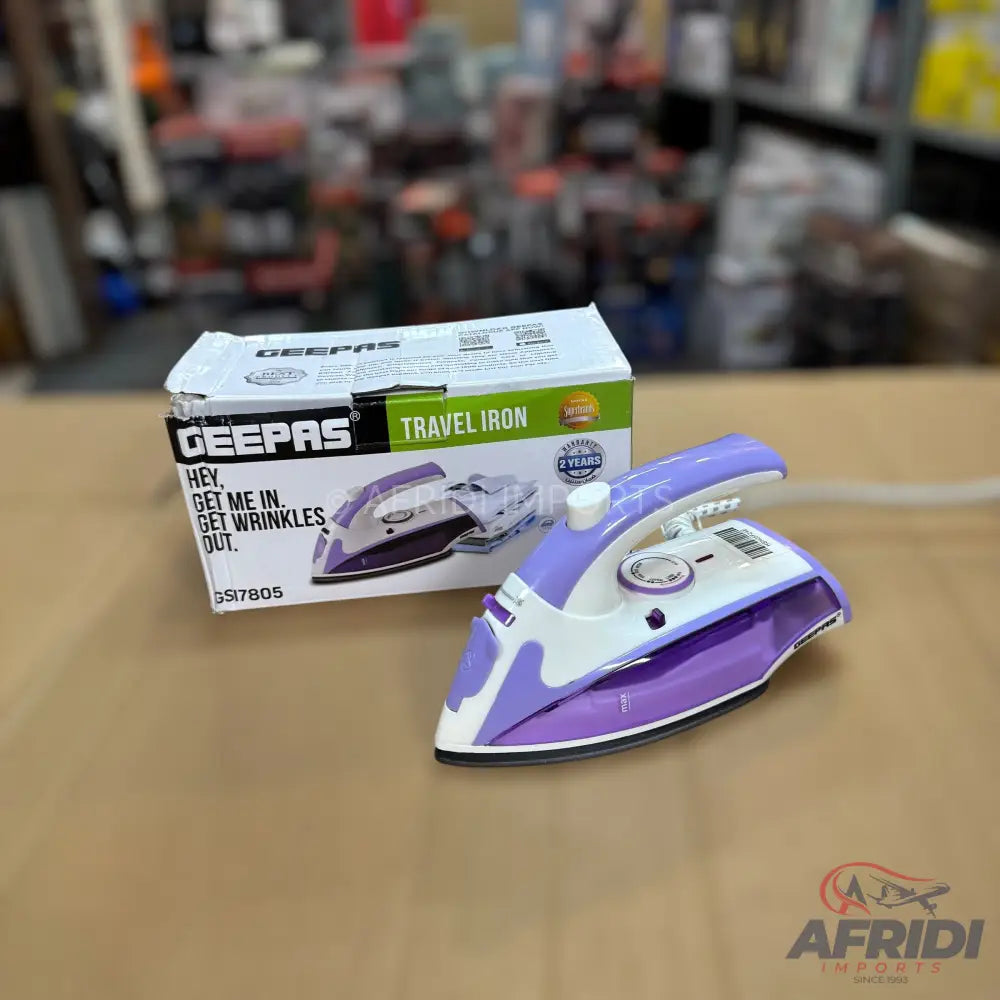Geepas Travel Iron (2-Years Local Warranty)