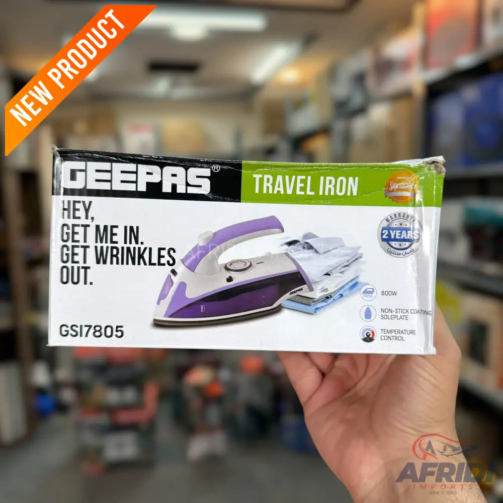 Geepas Travel Iron (2-Years Local Warranty)