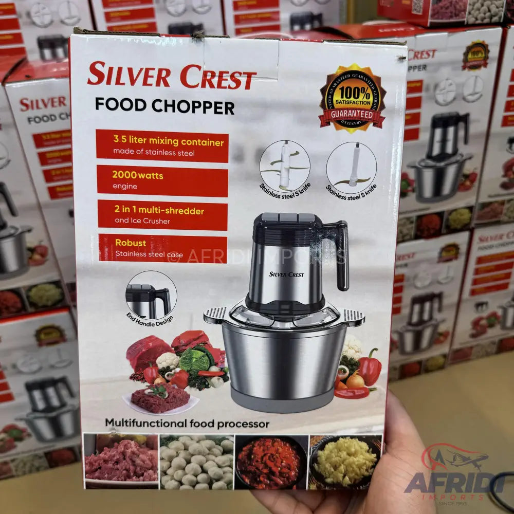 German Lot Imported Silver Crest 3.5L Food Chopper