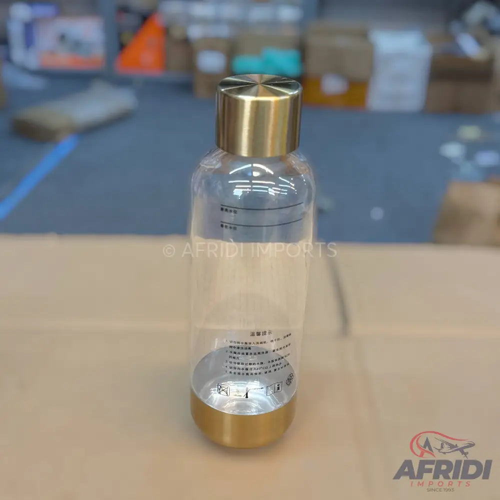 Golden Crystal Water Bottle