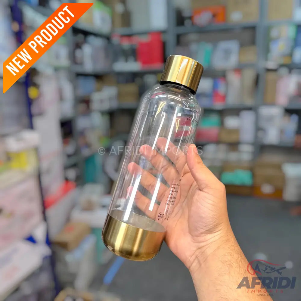 Golden Crystal Water Bottle