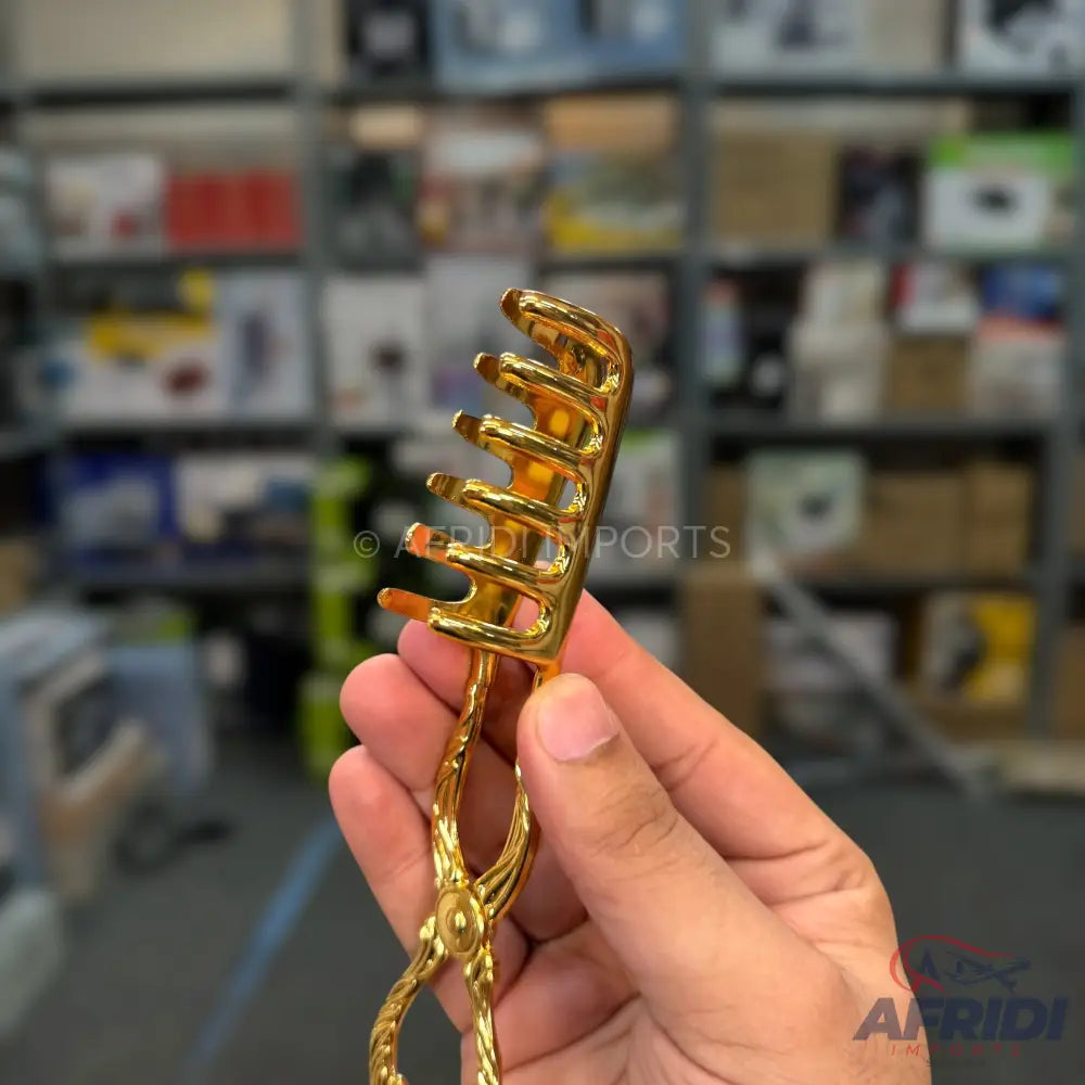 Golden Serving Tongs