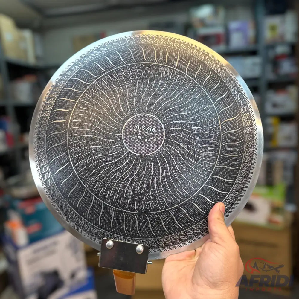 Honeycomb Tawa with Folding Handle