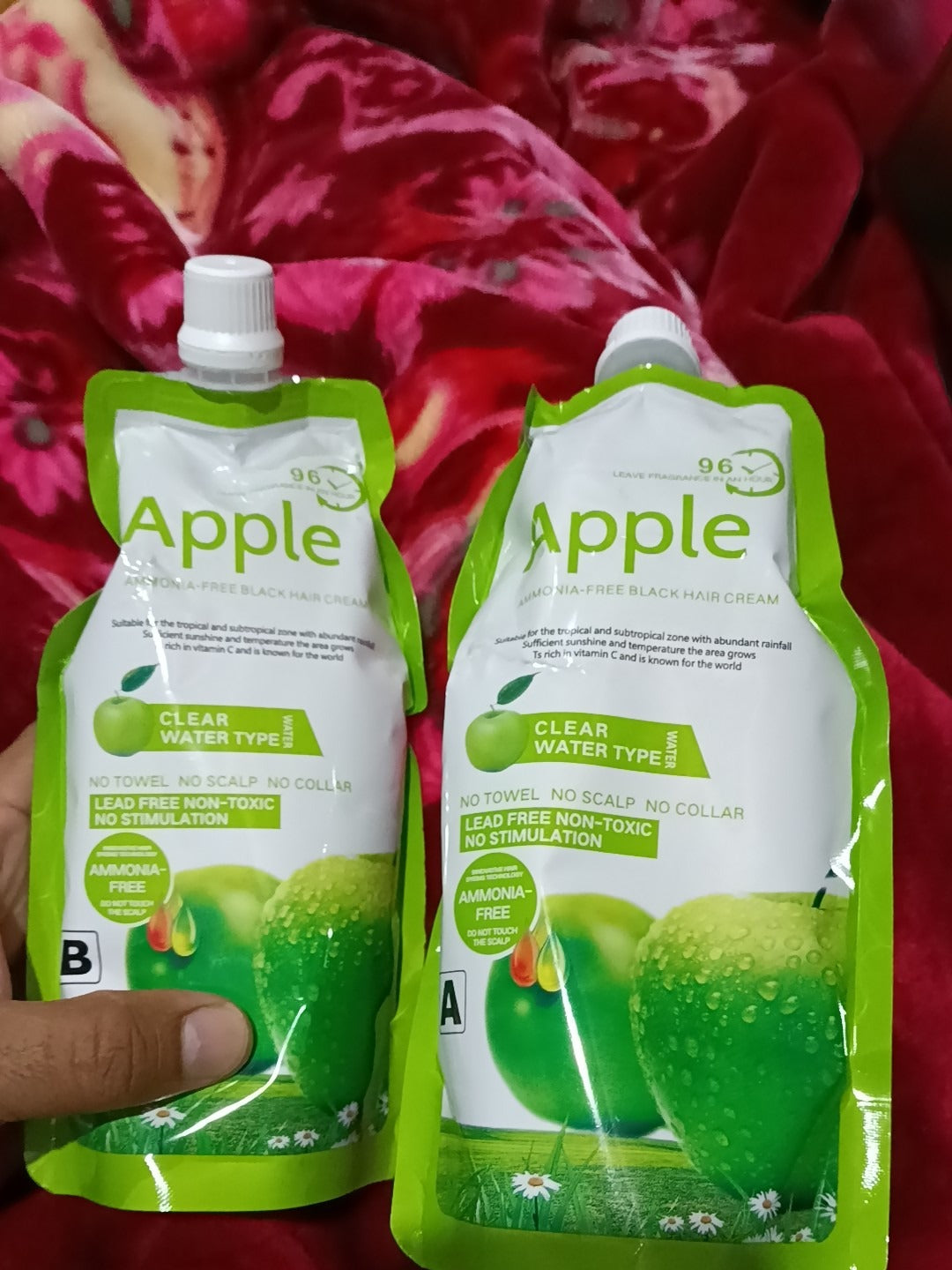 100% Original Apple Hair Color (Dark Brown & Black)