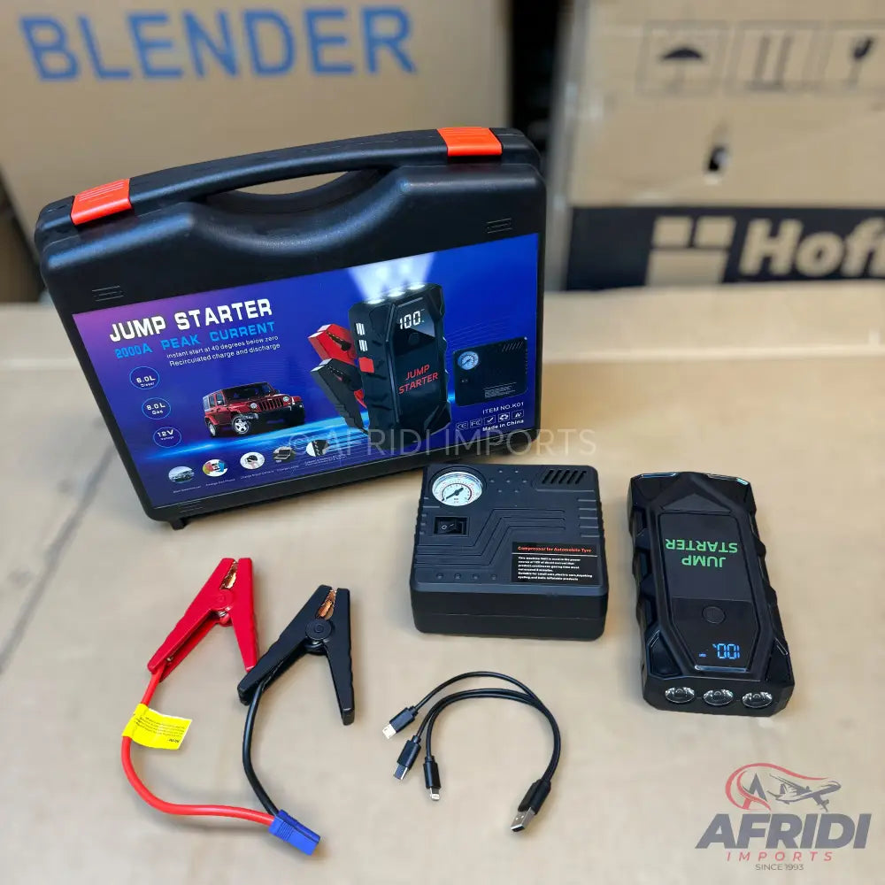 Lot Imported 2-in-1 Car Jump Starter and Tire Inflator