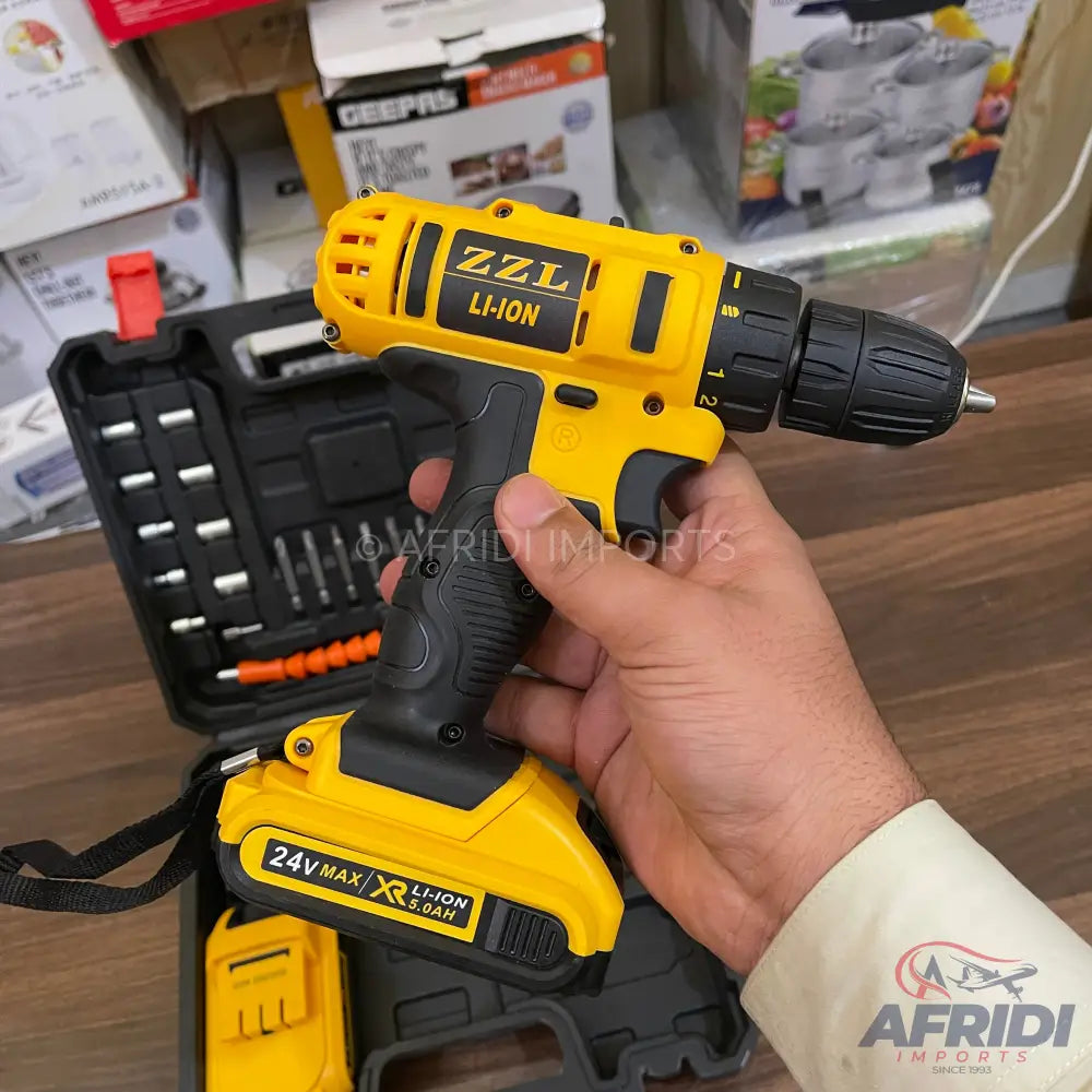 Lot Imported 24V Drill Machine with Tools ZZL