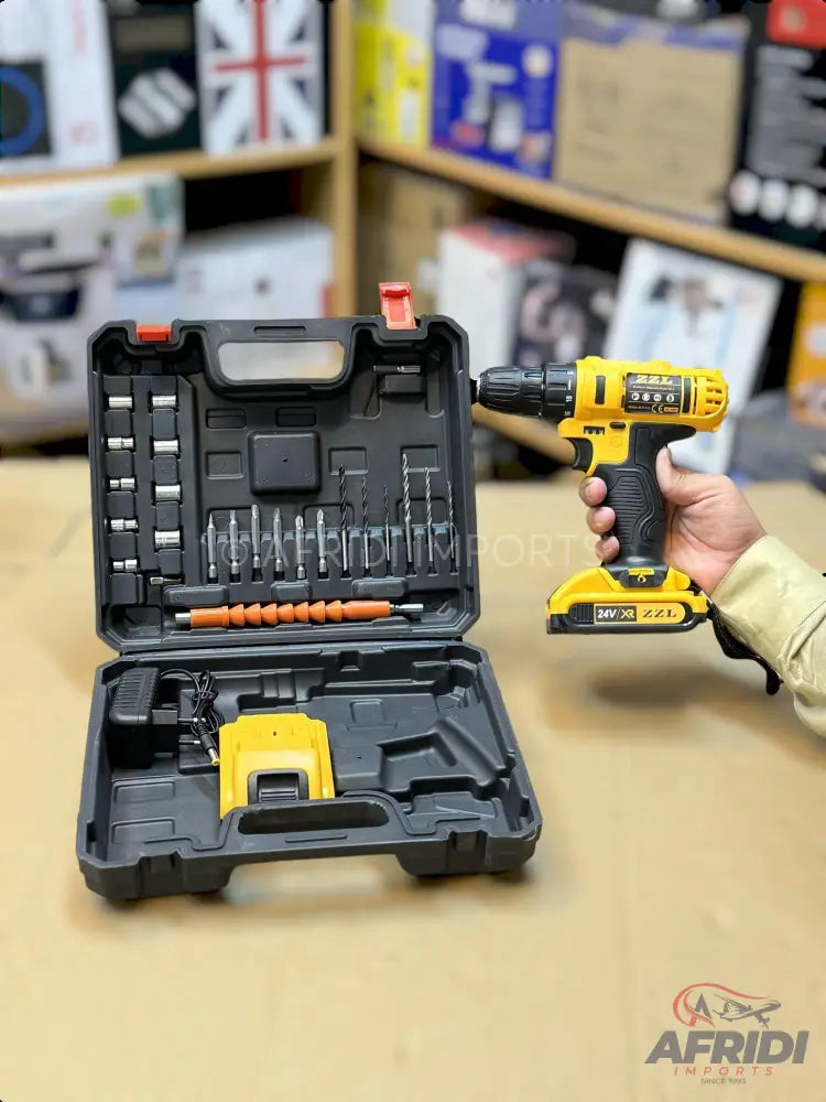 Lot Imported 24V Drill Machine with Tools ZZL