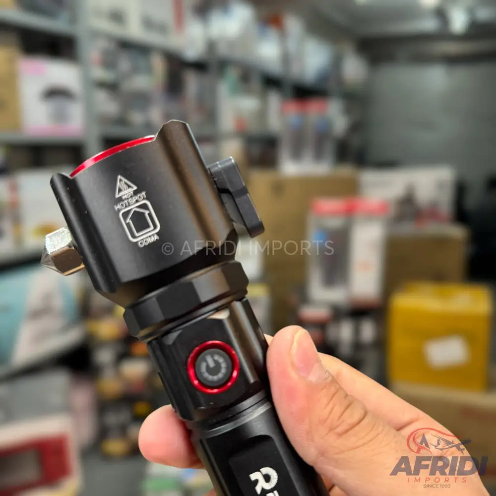 Lot Imported 5-in-1 Rechargeable Flashlight & PowerBank - 1KM Range