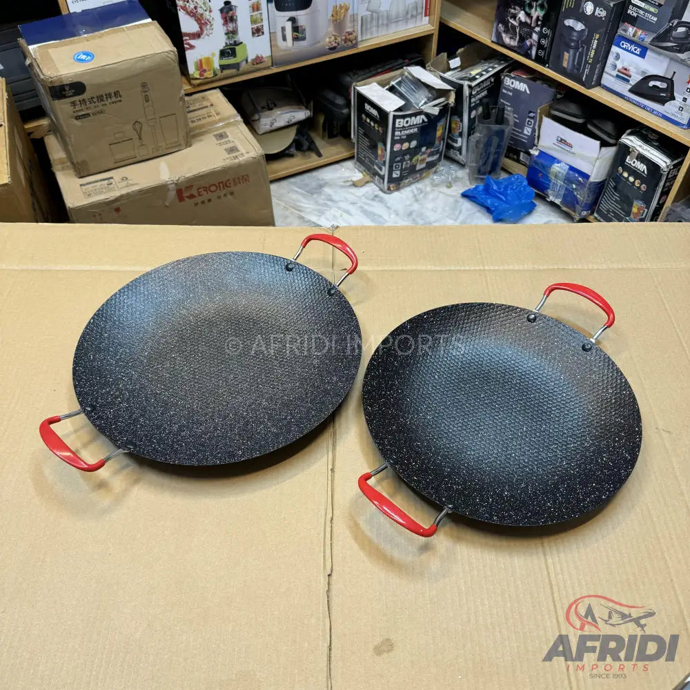 Lot Imported Honeycomb Nonstick 15 & 13 inch Tawa