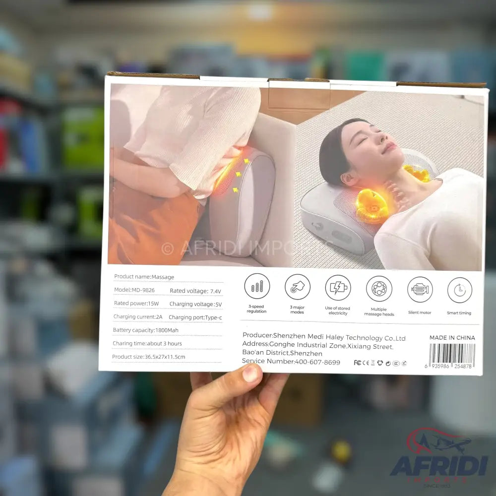 MDHL Rechargeable Pillow Massager