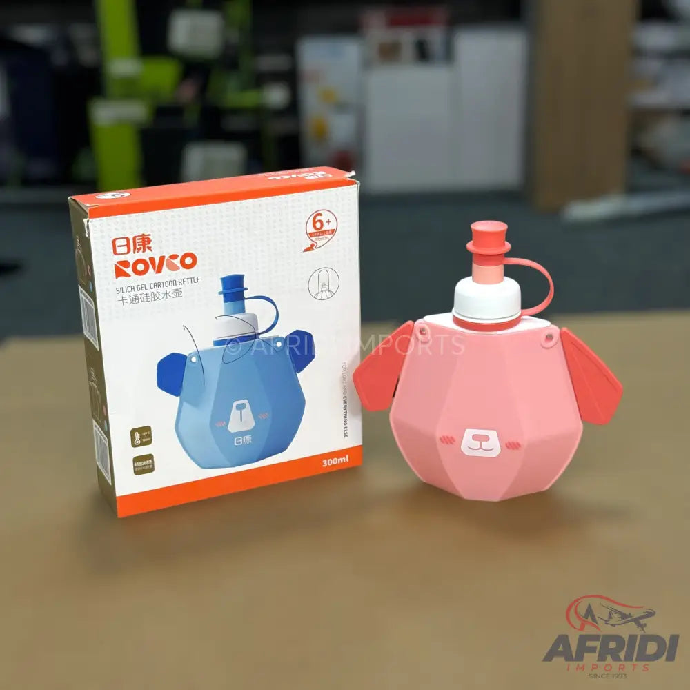 Rovco 300ml Silica Gel Cartoon Bottle