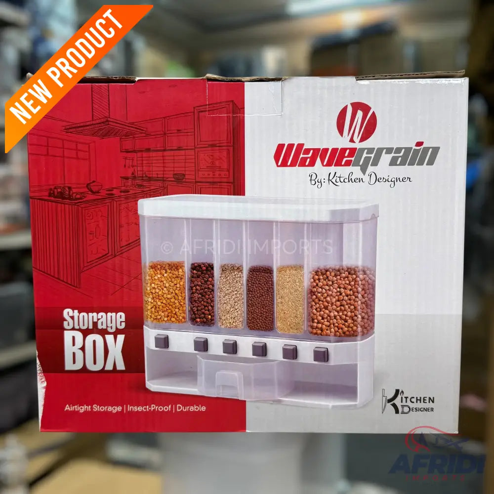 Storage Dispenser - 6 containers High Quality