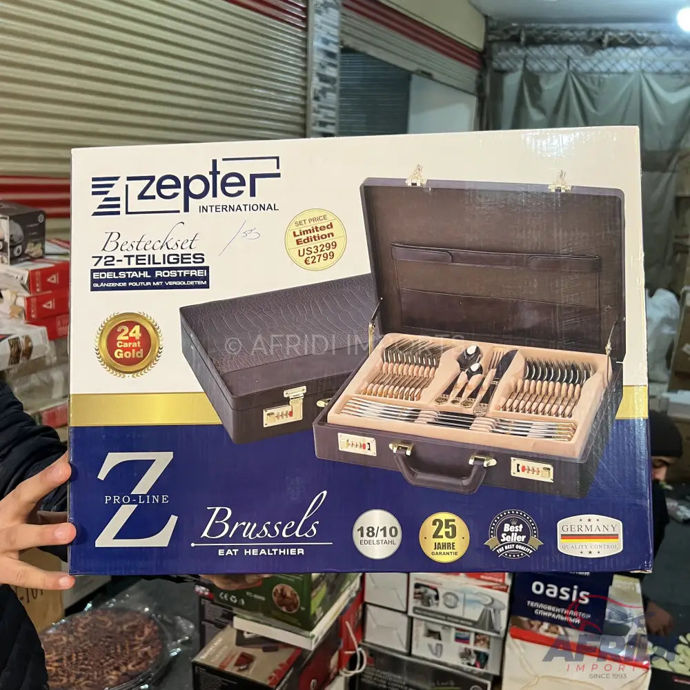 Swiss Lot Imported Zepter 72 Piece - 12 Person Cutlery Set