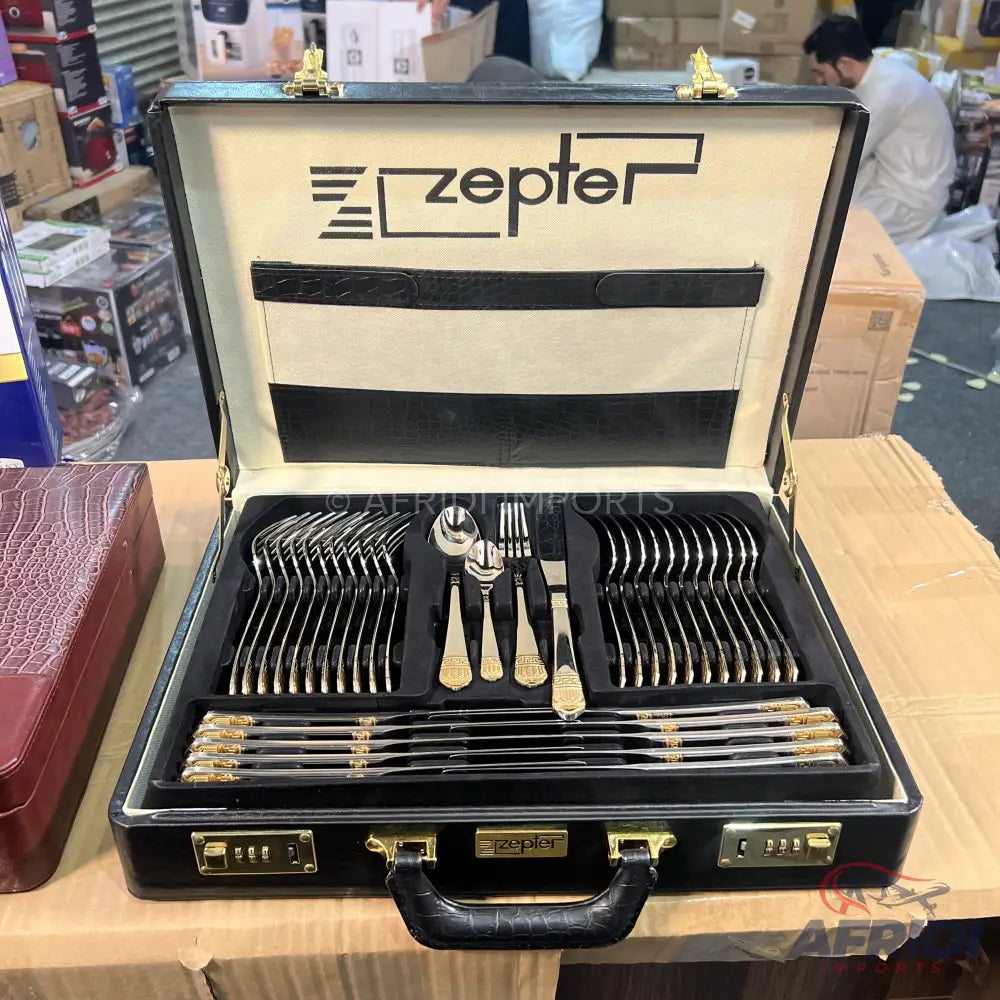 Swiss Lot Imported Zepter 72 Piece - 12 Person Cutlery Set