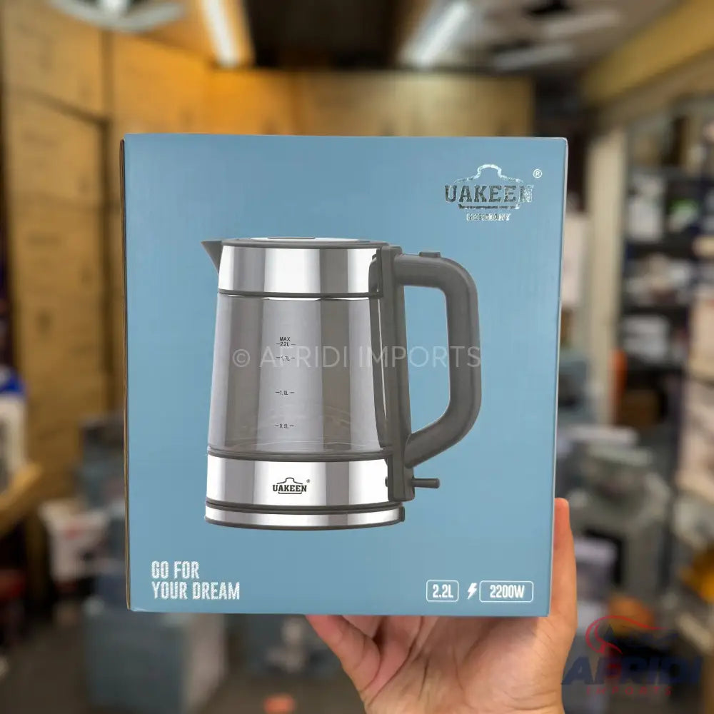 Uakeen 2.2L Glass Kettle