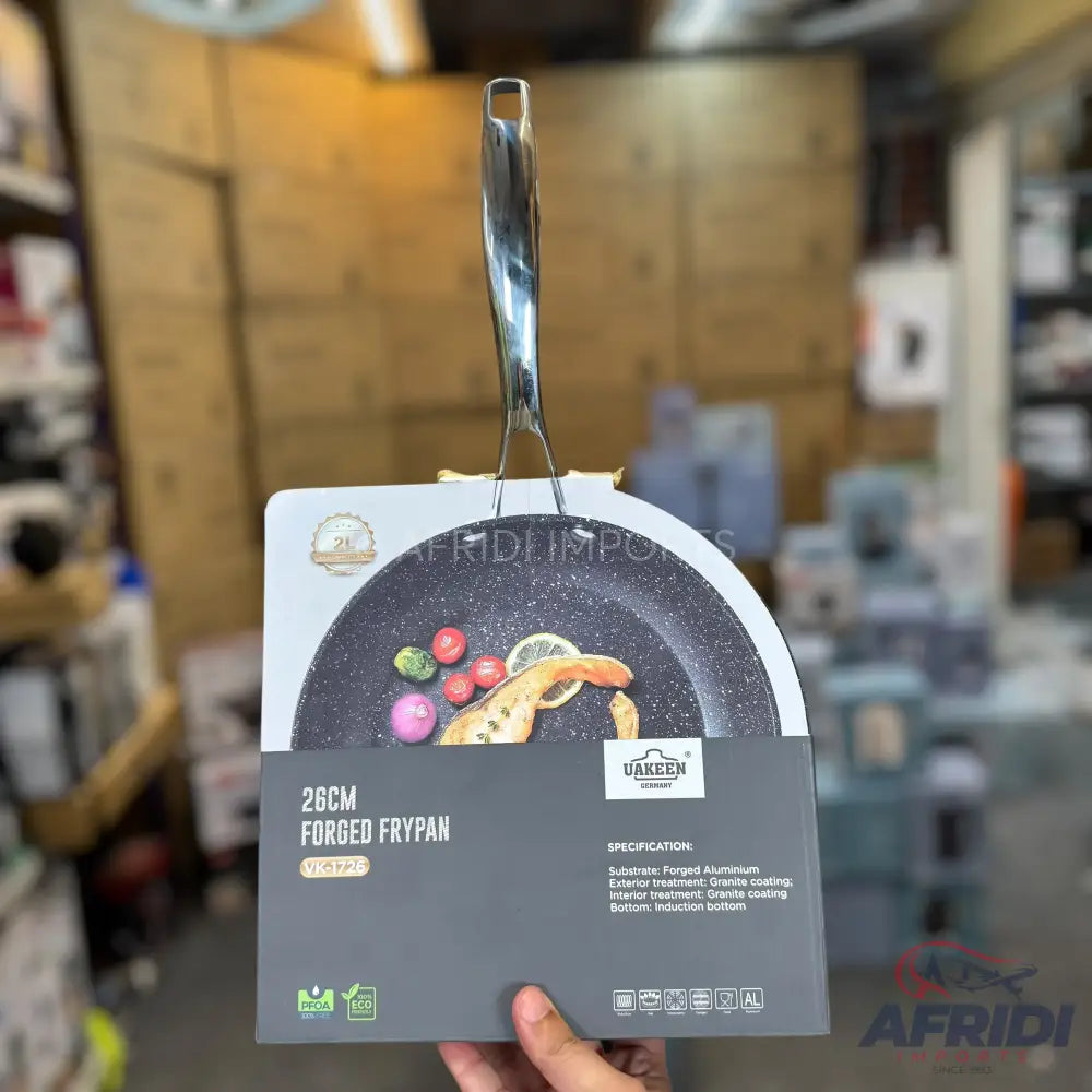 Uakeen 24, 26 & 28CM Granite Frying Pan