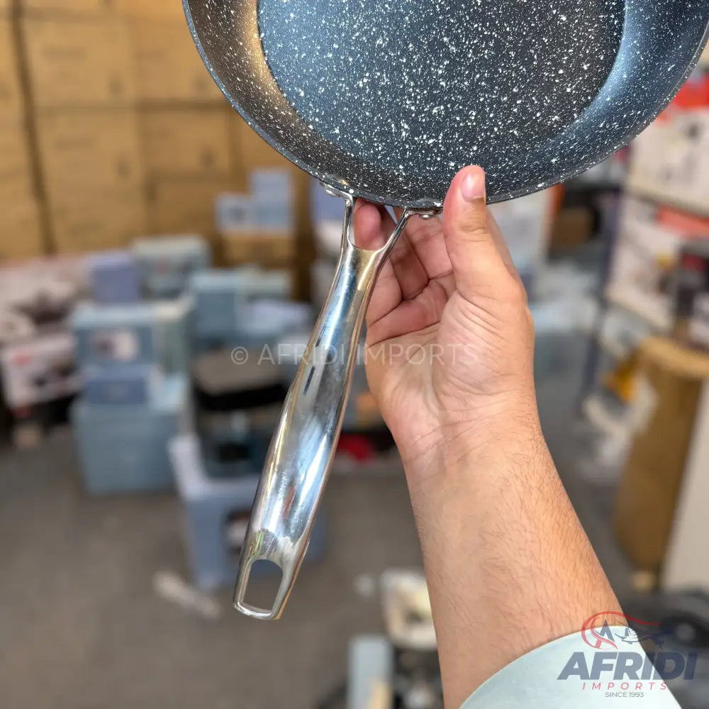 Uakeen 24, 26 & 28CM Granite Frying Pan