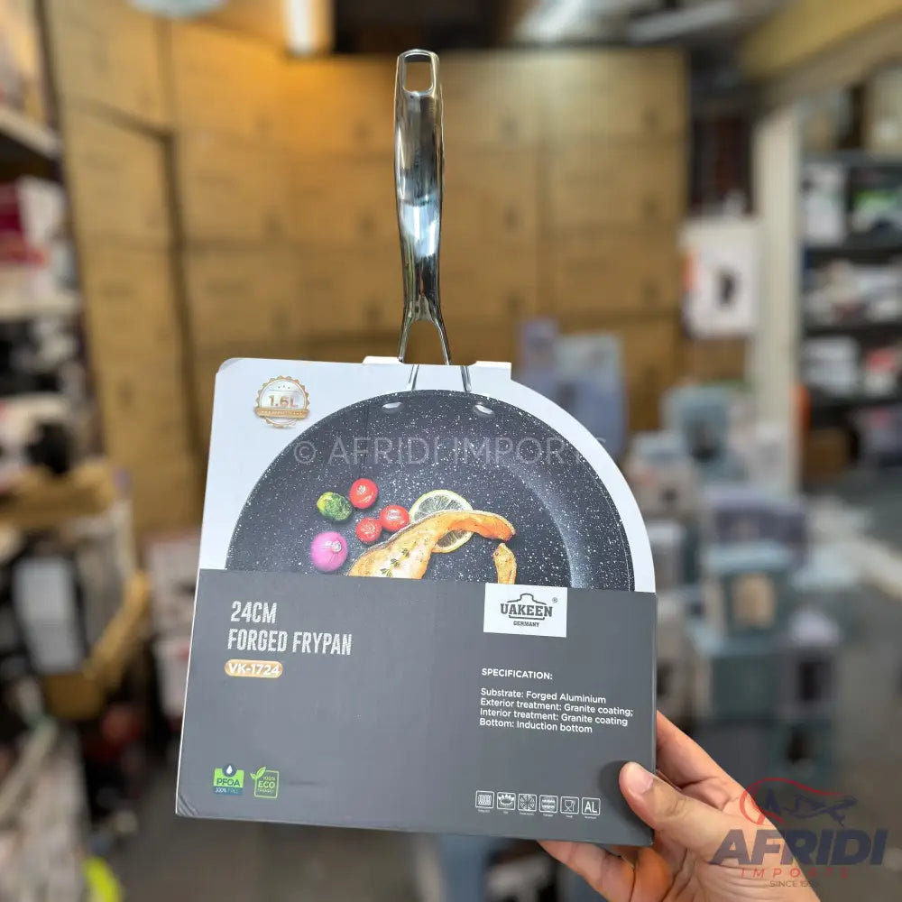 Uakeen 24, 26 & 28CM Granite Frying Pan