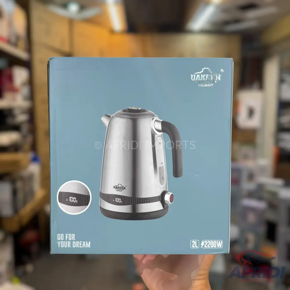 Uakeen 2L 2200W Stainless Steel Kettle