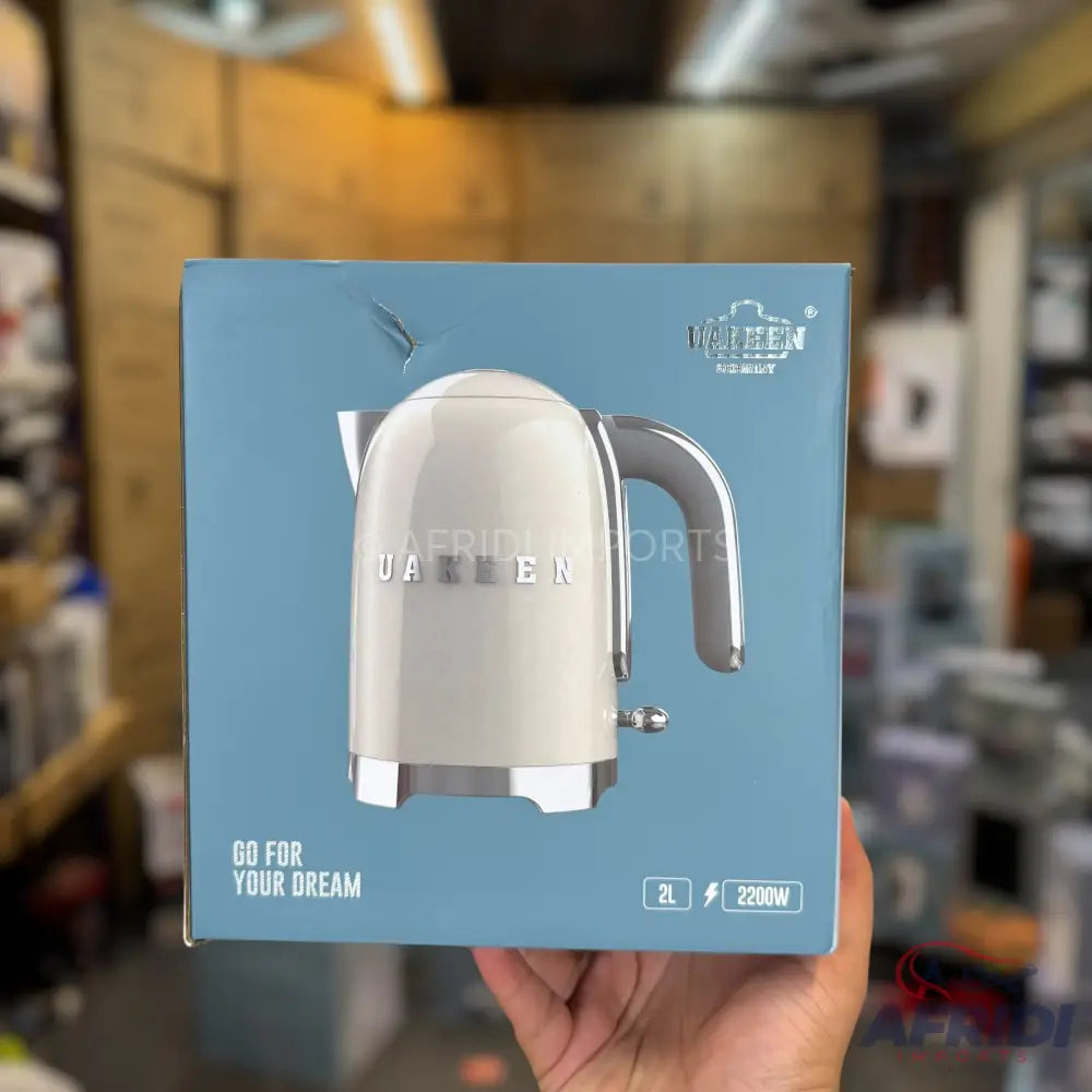 Uakeen 2L Black & White Digital Kettle