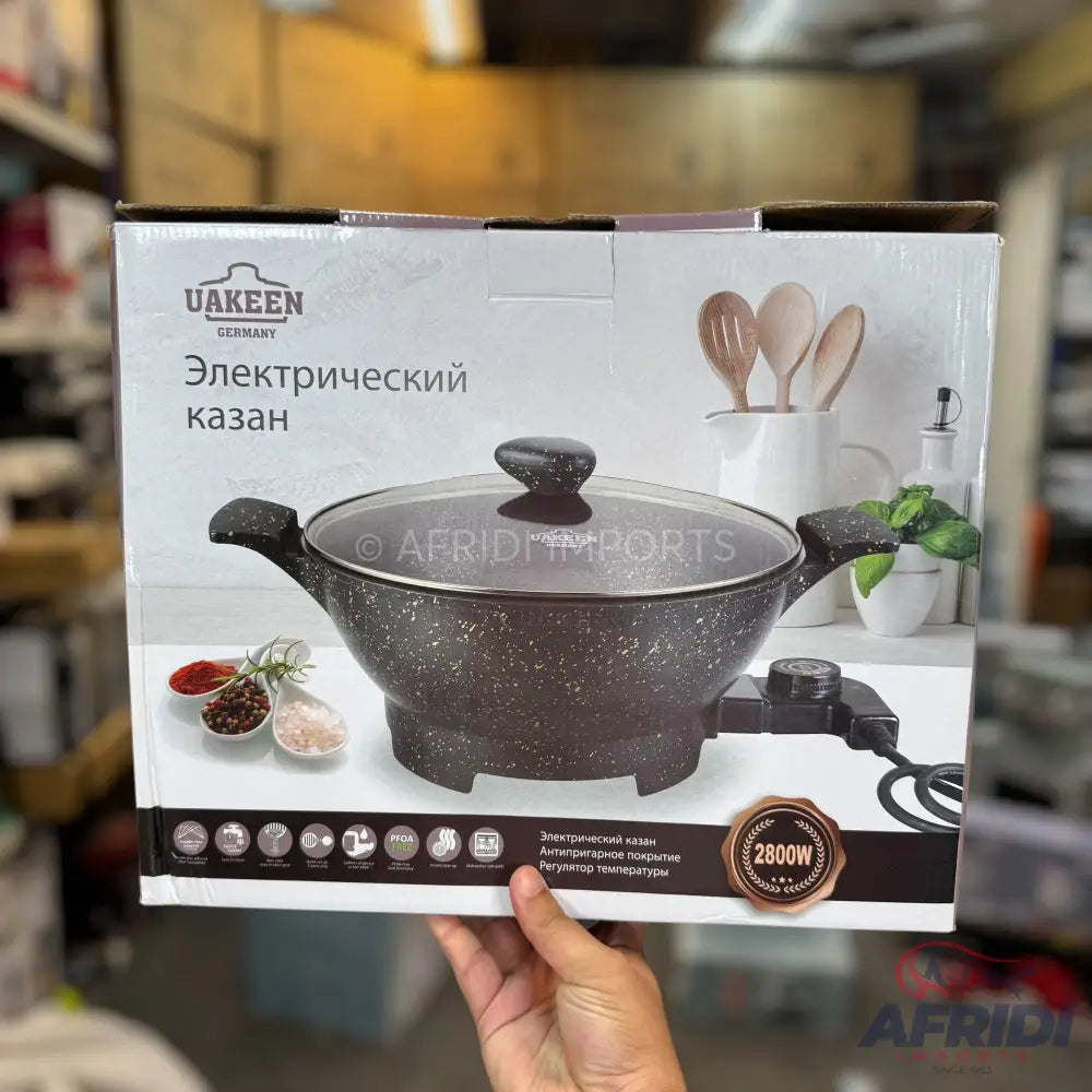 Uakeen 34Cm Granite Electric Casserole