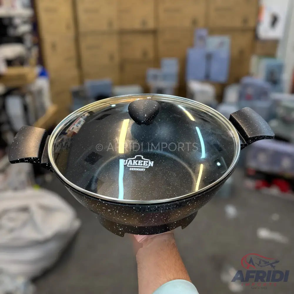 Uakeen 34Cm Granite Electric Casserole