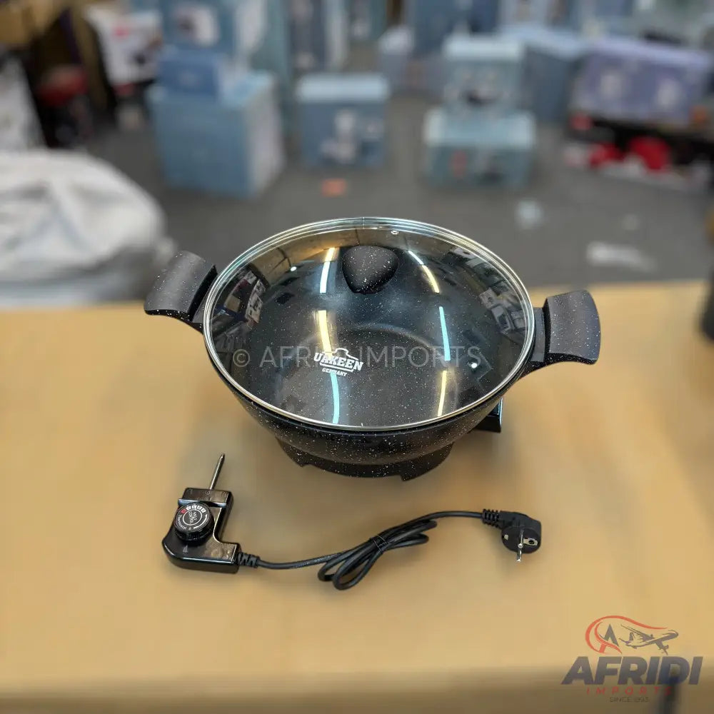 Uakeen 34Cm Granite Electric Casserole