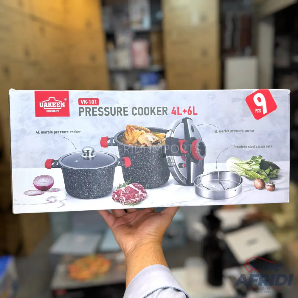 Uakeen 4L & 6L Digital Pressure Cooker