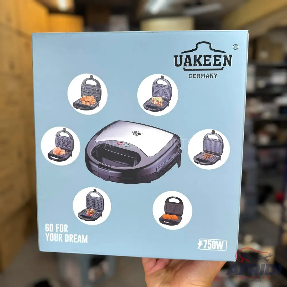 Uakeen 6-in-1 Sandwich Maker