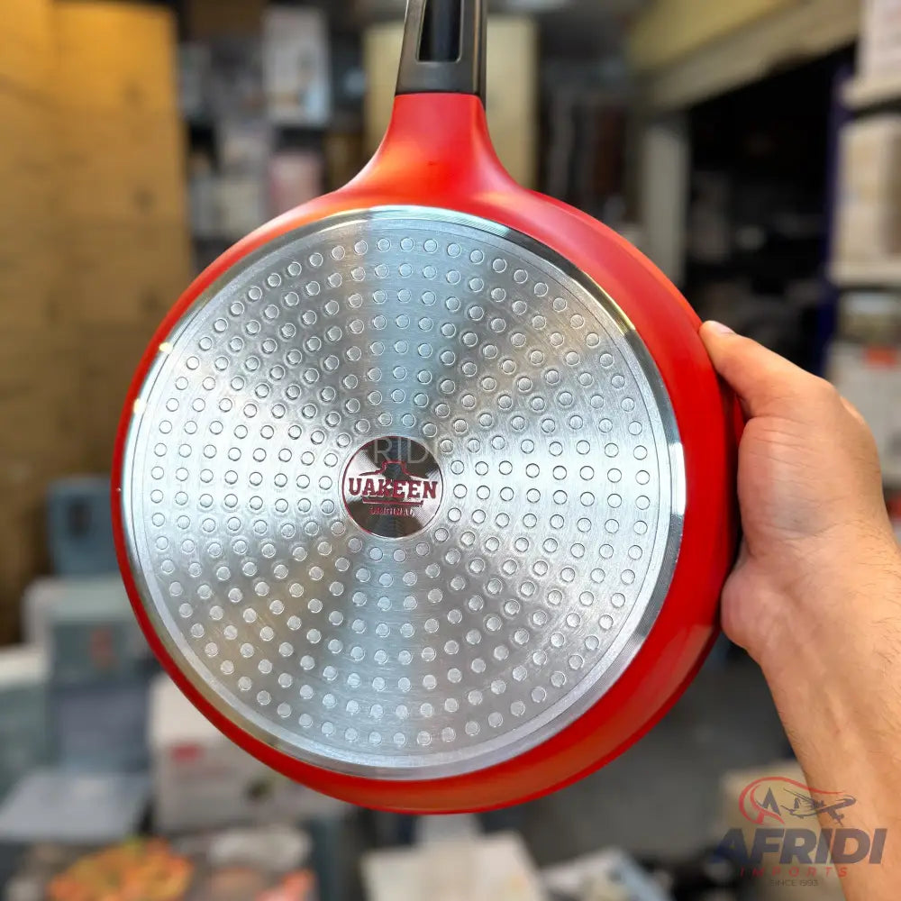 Uakeen 7pcs Cookware Set with Aluminum Lid