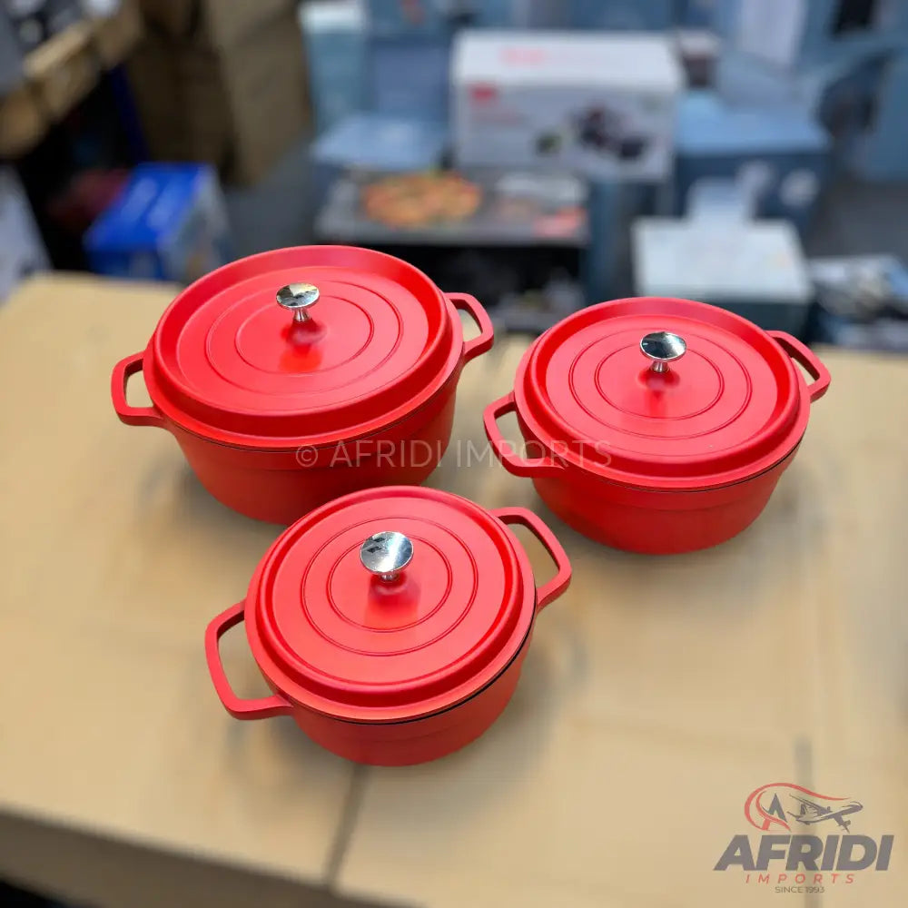 Uakeen 7pcs Cookware Set with Aluminum Lid