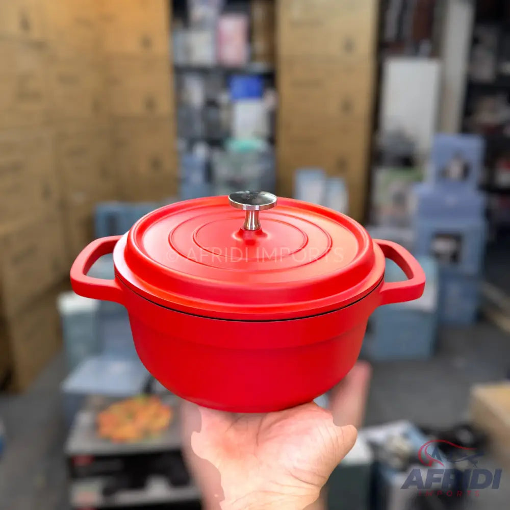 Uakeen 7pcs Cookware Set with Aluminum Lid