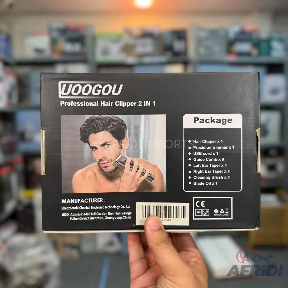 Uoogou 2-in-1 Professional Hair Clipper - German Lot